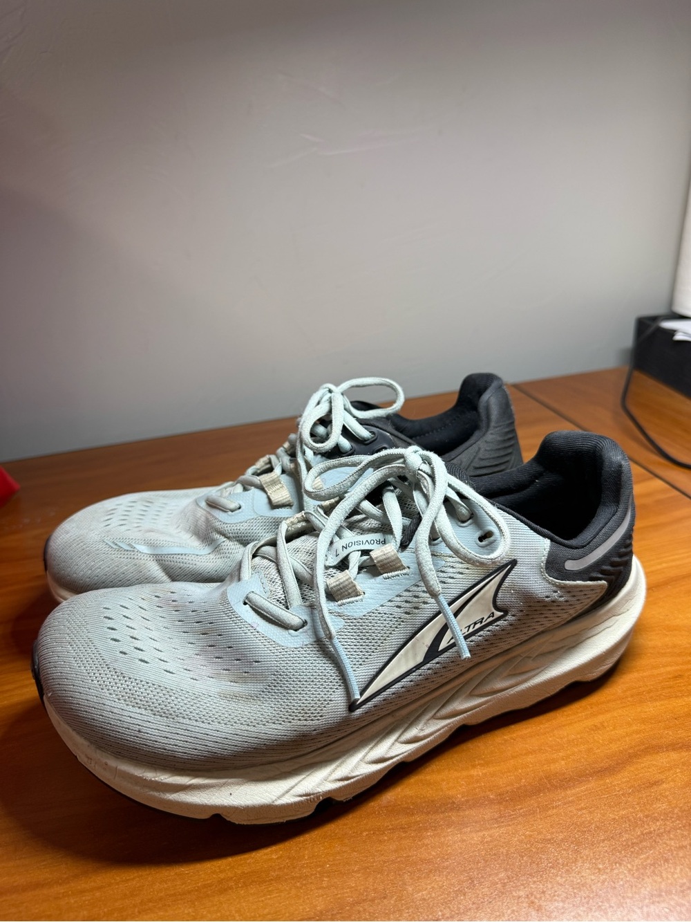 Men's Altra Provision 7 Road Running Shoes Light Blue/Navy Athletic *NO INSOLES*